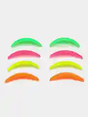 Валики для ламинирования ресниц Cosmos Neon , набор 4 пары (S,M,L,XL)