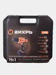 Дрель-шуруповерт аккумуляторная Вихрь ДА-12-2к, Li-ion, 2 А/ч