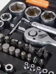 Набор инструментов Вихрь, 1/2", 1/4", CrV, в кейсе, 108 предметов