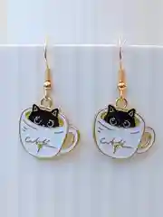 Серьги женские кошка