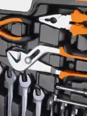 Набор инструментов Вихрь, 1/2", 1/4", CrV, в кейсе, 151 предмет