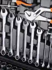 Набор инструментов Вихрь, 1/2", 1/4", CrV, в кейсе, 151 предмет