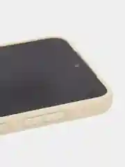 Светло-жёлтый чехол для Samsung Galaxy S24/S24 Plus/S24 Ultra силиконовый BROSCORP матовый / прозрачный