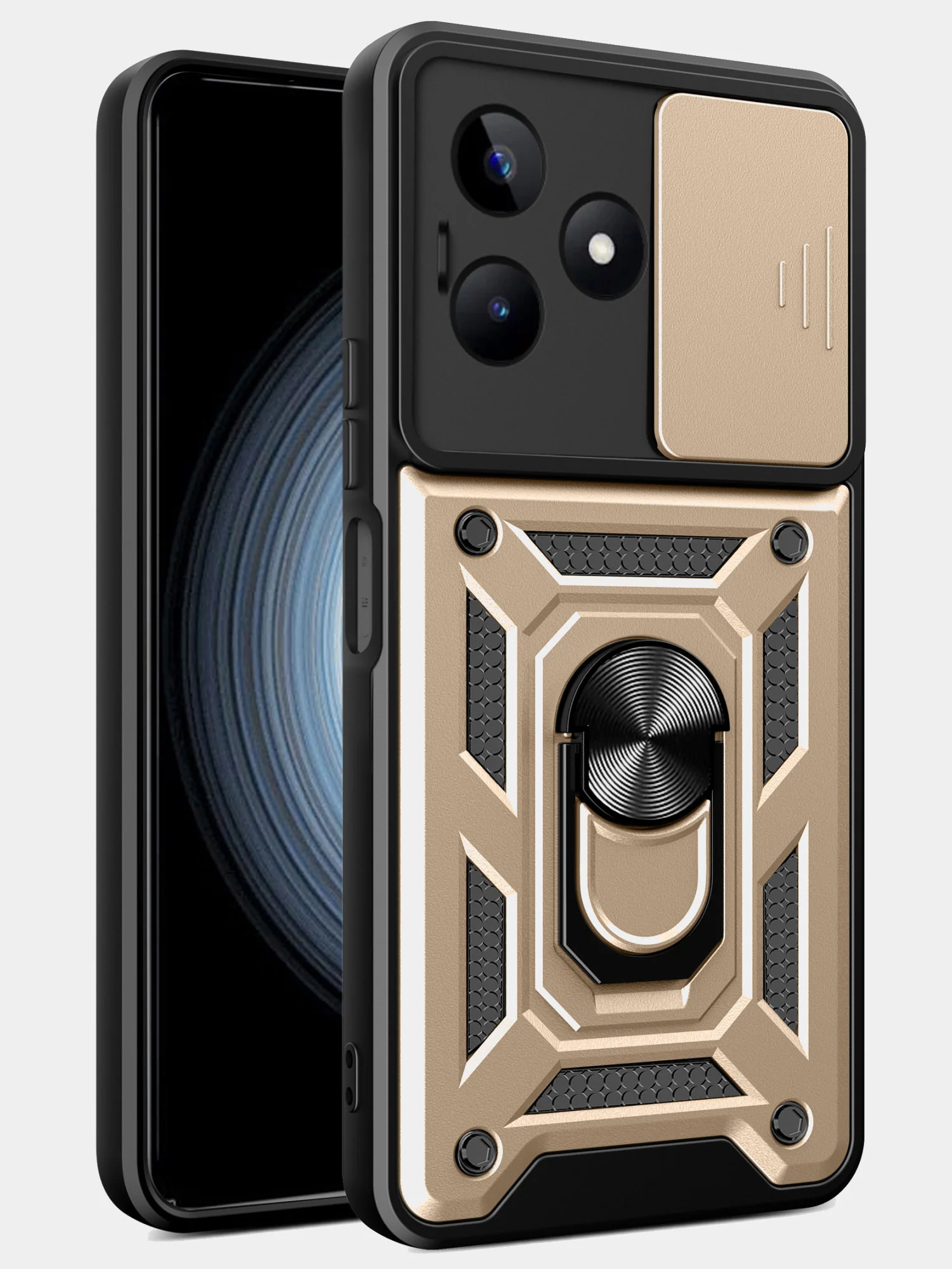 Красный чехол противоударный armors для Realme C51 и Realme C53 и Realme Note 50
