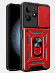 Красный чехол противоударный armors для Realme C51 и Realme C53 и Realme Note 50