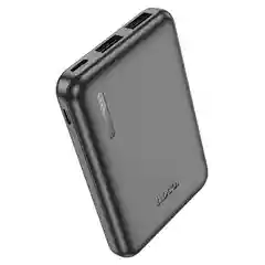 Черный внешний аккумулятор Hoco J115, 2 USB, micro, Type-C, 5000 mAh