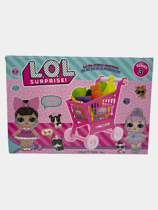 Игровой набор Тележка с овощами и фруктами ЛОЛ