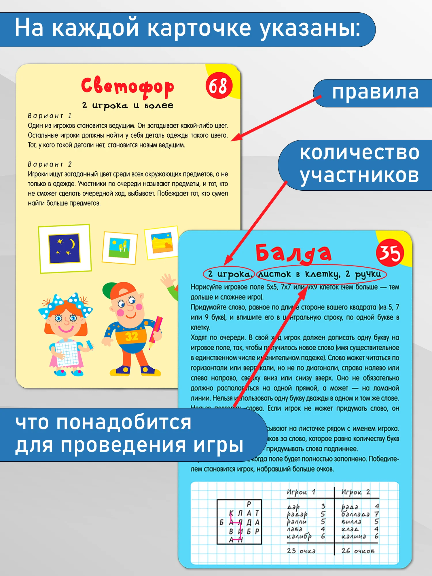 Набор карточек Дрофа - Медиа "111 игр в дорогу"