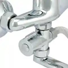 Хром 0402.418 Смеситель ванно-душевой одноручный Istok life с длинным L-изливом, див. выносной