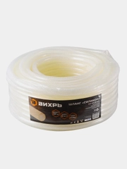 Шланг поливочный Вихрь "Силикон", трёхслойный, армированный, 3/4", 50 м, прозрачный
