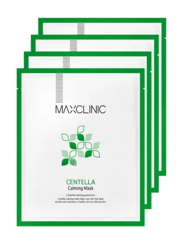 MAXCLINIC Centella Calming Mask Маска для лица с экстрактом центеллы азиатской, 4x23 г