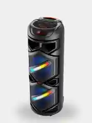 Серый меланж колонка Bluetooth с LED-подсветкой ZQS 40Вт (USB/SD/AUX/FM) + микрофон/пульт