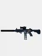 Синий меланж nerf винтовка М416, автоматическая стрельба, вылет гильз