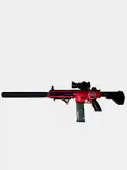 Красный nerf винтовка М416, автоматическая стрельба, вылет гильз