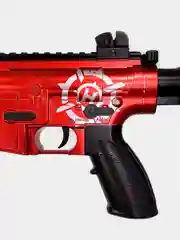Красный nerf винтовка М416, автоматическая стрельба, вылет гильз