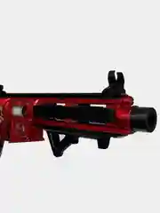 Красный nerf винтовка М416, автоматическая стрельба, вылет гильз