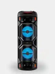 Хром колонка Bluetooth с LED-подсветкой ZQS 40Вт (USB/SD/AUX/FM) + микрофон/пульт