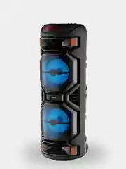 Хром колонка Bluetooth с LED-подсветкой ZQS 40Вт (USB/SD/AUX/FM) + микрофон/пульт
