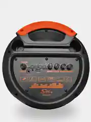 Хром колонка Bluetooth с LED-подсветкой ZQS 40Вт (USB/SD/AUX/FM) + микрофон/пульт