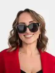 Угольный очки женские солнцезащитные