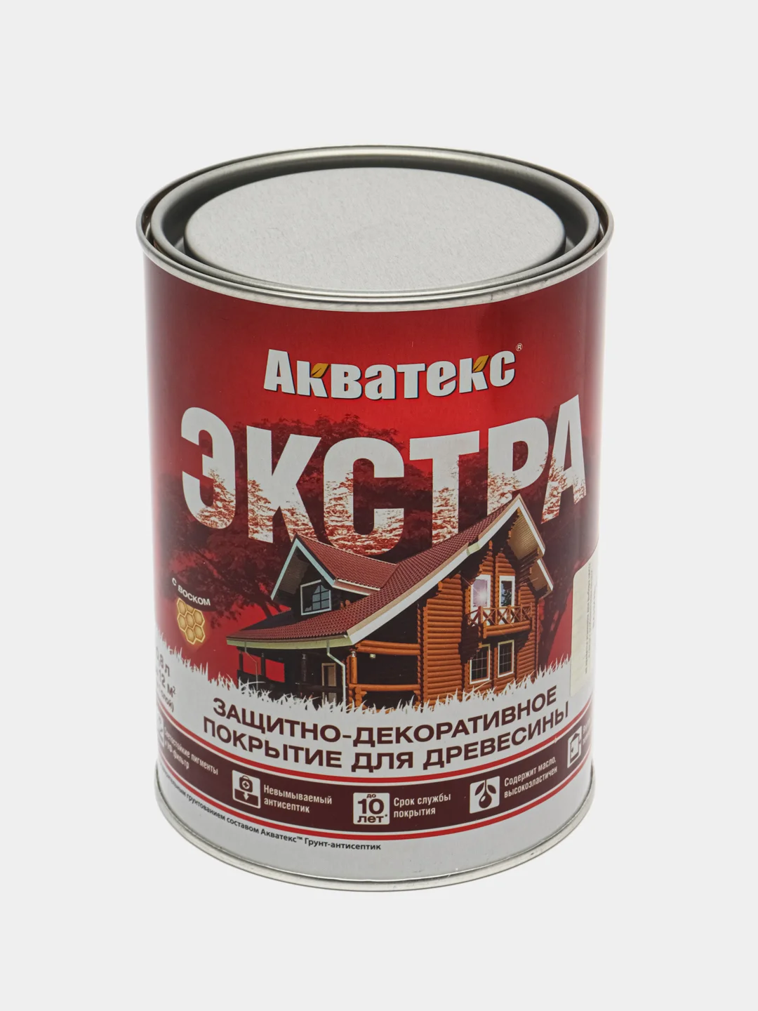 Акватекс Экстра, пропитка по дереву, цвет Ваниль, 0,8 л