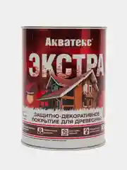 Акватекс Экстра, пропитка по дереву, цвет Калужница, 0,8 л