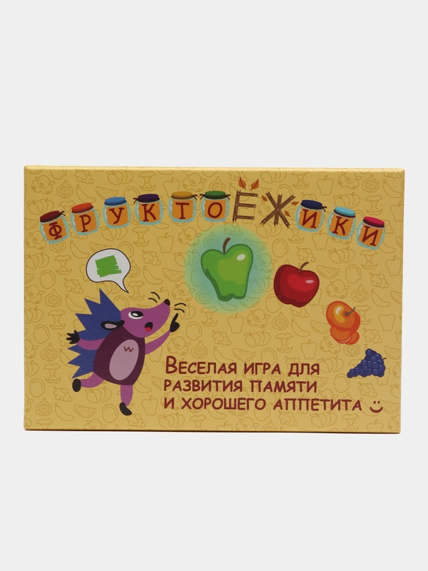 Настольная игра "ФруктоЁжики" развитие памяти, изучение фруктов и цветов