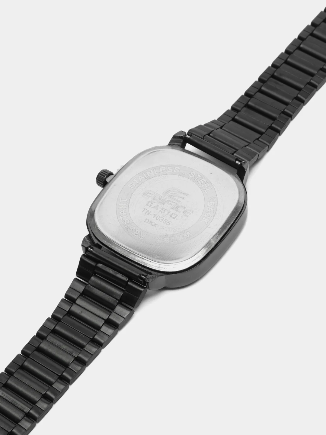 Черный наручные часы Casio с кварцевым механизмом, унисекс