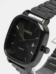 Черный наручные часы Casio с кварцевым механизмом, унисекс