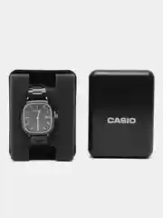 Черный наручные часы Casio с кварцевым механизмом, унисекс