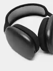 Черный беспроводные наушники AirP Max, анимация при подключении, шумоподавление-прозрачность