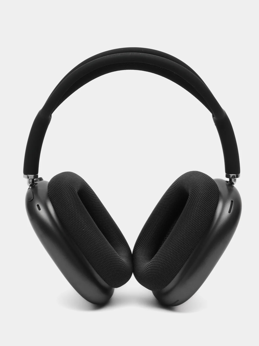 Черный беспроводные наушники AirP Max, анимация при подключении, шумоподавление-прозрачность