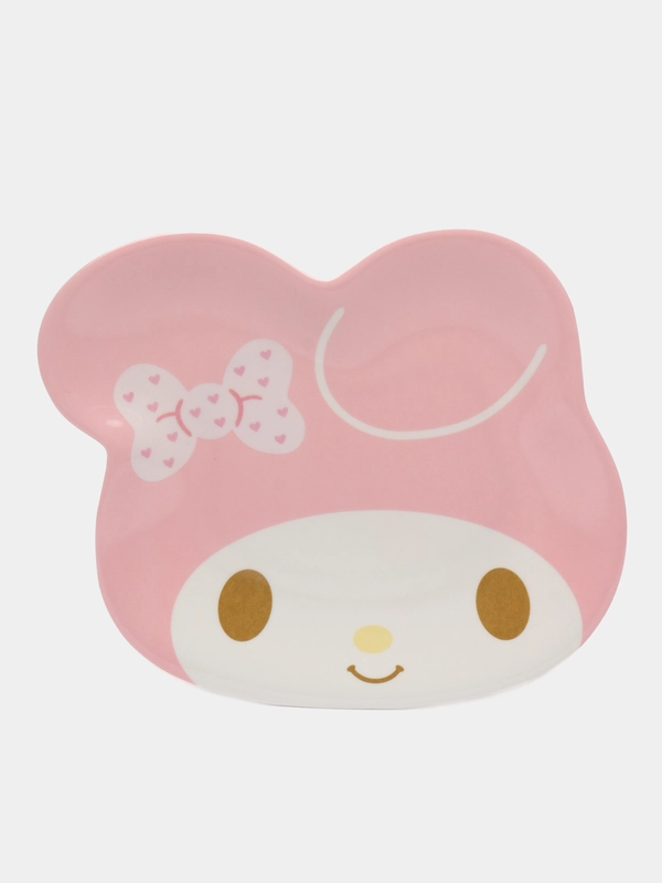 Тарелка детская декоративная Хэллоу Китти, Май мелоди, Hello Kitty, My Melody, Куроми