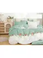 Салатовый комплект постельного белья Lorida, 1,5 спальный размер