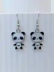 Серьги женские панда
