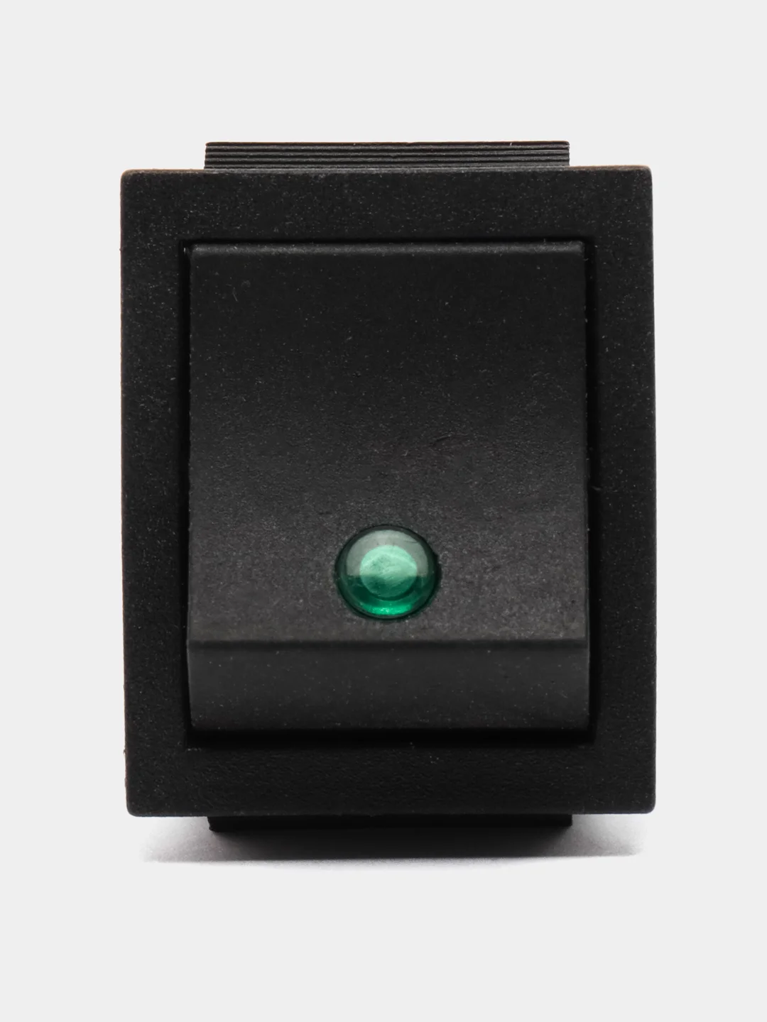 Переключатель KCD4-201L ON-OFF 15A 250V  с зеленой подсветкой