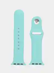 Лазурный ремешок для часов Apple Watch X22 Pro, X7, X7 Pro, T200 Plus, M16, HW22, силиконовый