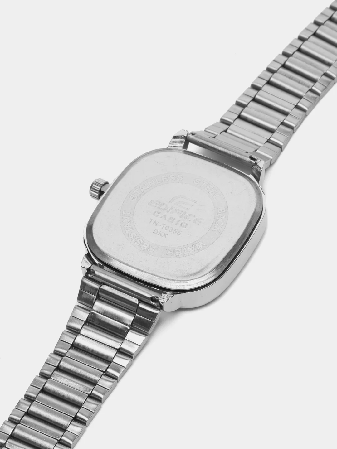 Серебряный наручные часы Casio с кварцевым механизмом, унисекс