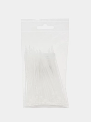 НЕЙЛОНОВЫЙ ХОМУТ-СТЯЖКА 2,5*100 (100шт.) белые