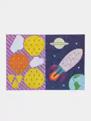 Голубой объемные аппликации