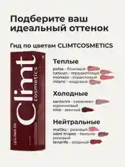 Багровый оттеночный матовый тинт для губ, глаз и щёк