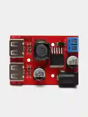 Понижающий DC-DC модуль 3А USB 2 выхода (вход 6-40V) тип 1
