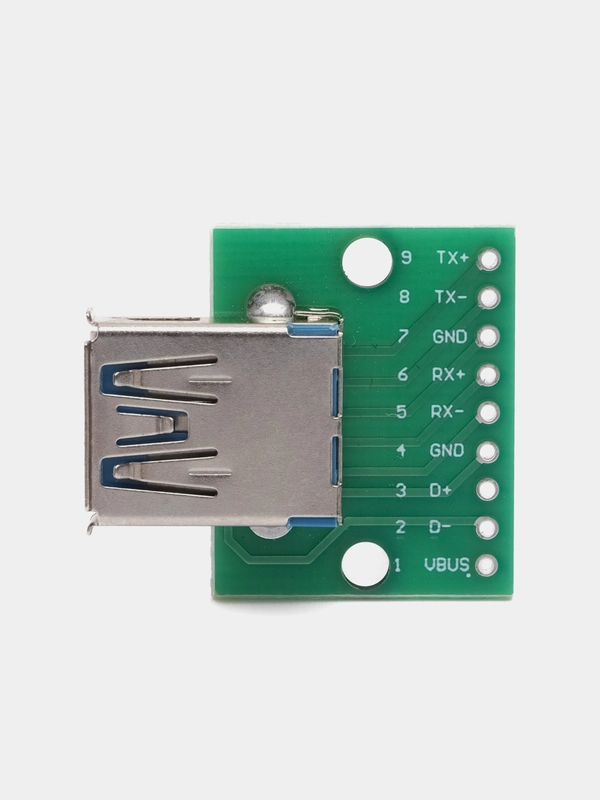 Гнездо USB3.0 на плате