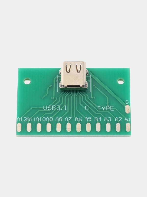 Гнездо USB3.1 TYPE-C на плате