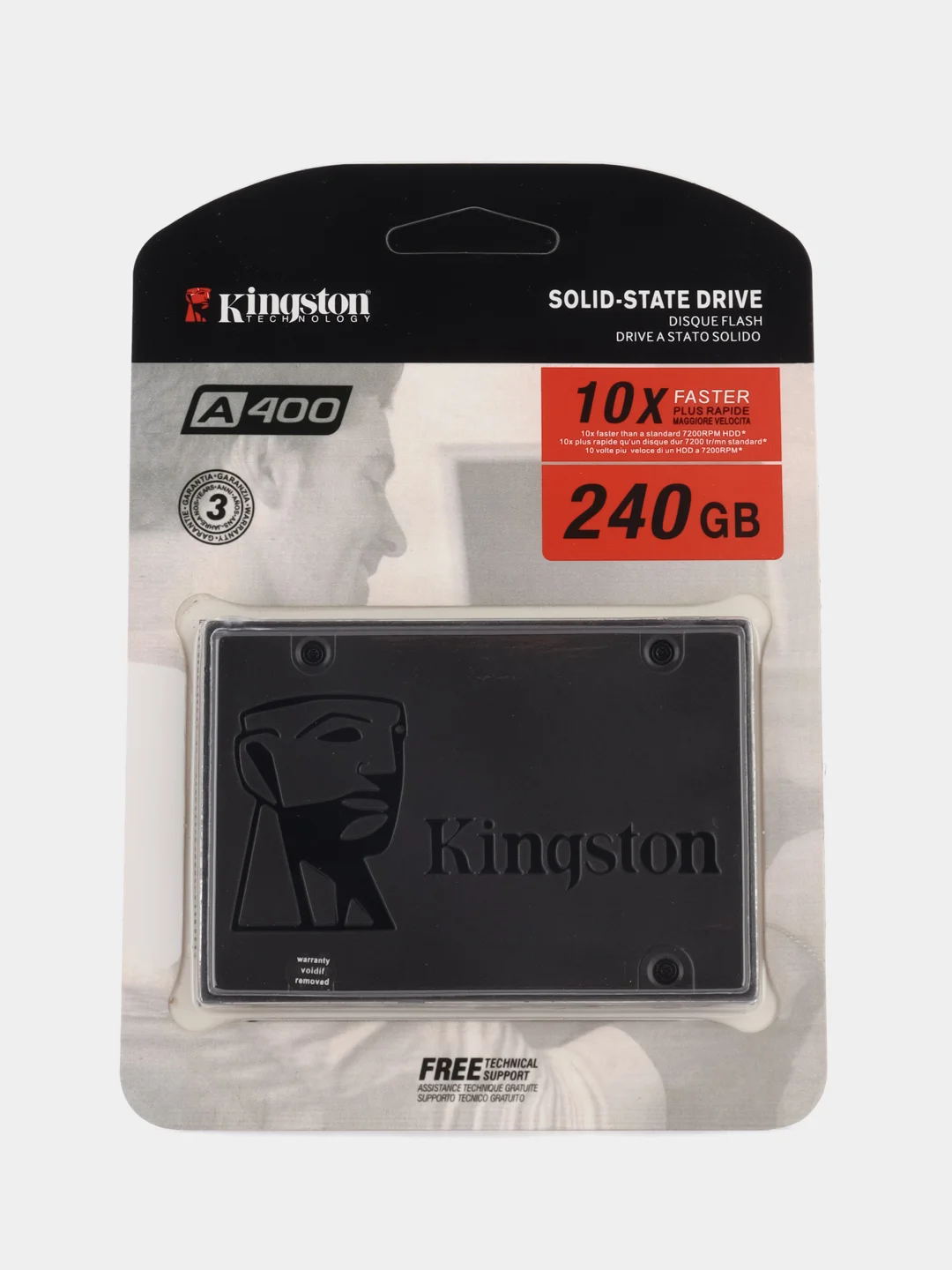 Kingston 240 ГБ Внутренний SSD-диск KingstonssdA400