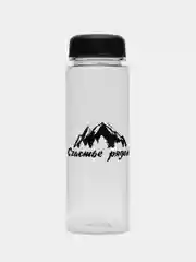 Тёмно-серый спортивная бутылка для воды и коктейлей My Bottle с крышкой, 500 мл