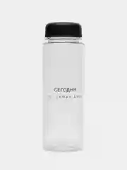 Серый металлик спортивная бутылка для воды и коктейлей My Bottle с крышкой, 500 мл