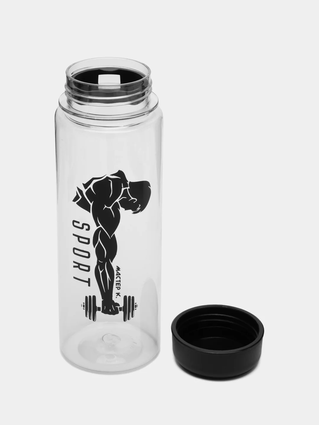 Серебряный спортивная бутылка для воды и коктейлей My Bottle с крышкой, 500 мл