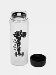 Серебряный спортивная бутылка для воды и коктейлей My Bottle с крышкой, 500 мл