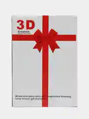 Алый светильник ночник 3d с разноцветной подсветкой